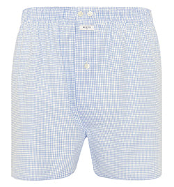 Boxer cuadros azul y blanco de algodón by MIRTO | 00304_0050_1
