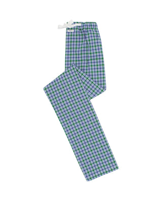 Pantalón de pijama largo cuadro azul y verde by MI | 00347_0051_3