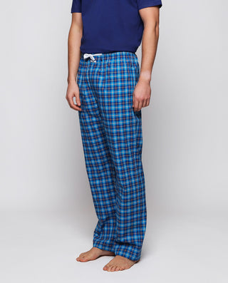 Pantalón de pijama largo cuadro tonos azules by MI | 00347_0052_1
