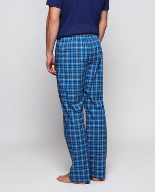 Pantalón de pijama largo cuadro tonos azules by MI | 00347_0052_2
