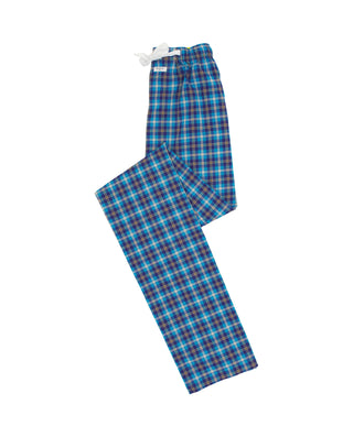 Pantalón de pijama largo cuadro tonos azules by MI | 00347_0052_3