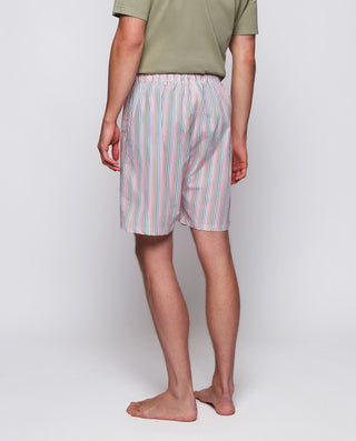 Pantalón de pijama corto blanco con rayas mul by M | 00348_0050_2