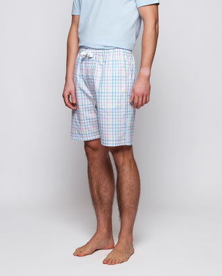 Pantalón de pijama corto blanco cuadros multi by M | 00348_0053_1