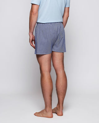 Boxer cuadro Vichy azul y blanco de algodón by MIR | 00382_0050_2