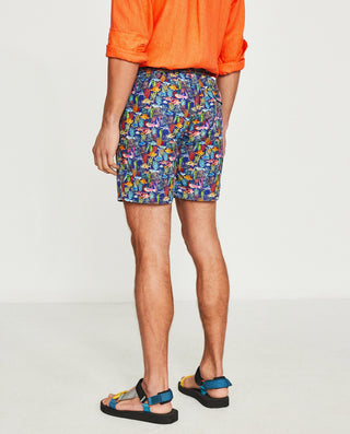 Bañador bermuda de hombre estampado marino by MIRT | 01264_0052_2