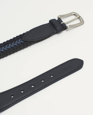 Cinturón trenzado elástico bicolor by MIRTO | 01349_0050_2