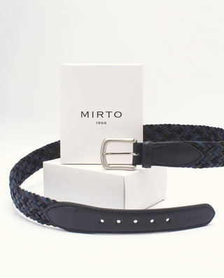 CINTURON CASUAL TRENZADO bicolor by MIRTO | 01350_0050_3