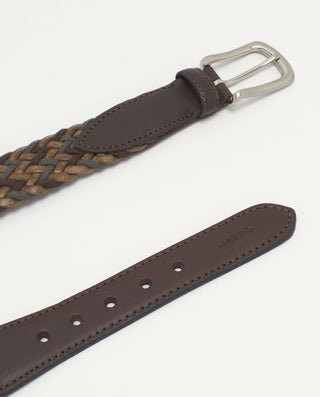 CINTURON CASUAL TRENZADO bicolor by MIRTO | 01350_0051_2