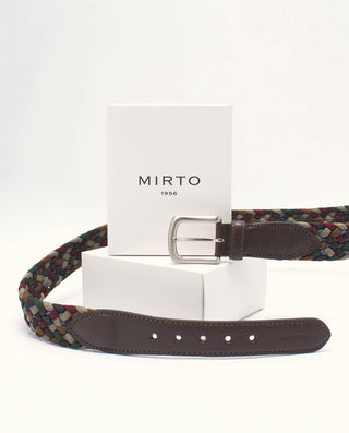 Cinturón trenzado multicolor by MIRTO | 01351_0050_3