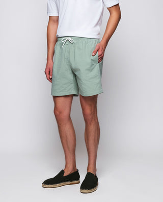 Bañador seersuker verde de rayas by MIRTO | 01705_0051_1