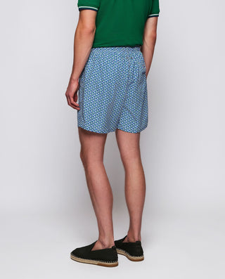 Bañador estampado geométrico azul y verde by MIRTO | 01707_0050_2