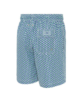 Bañador estampado geométrico azul y verde by MIRTO | 01707_0050_5