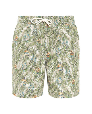 Bañador verde estampado botánico by MIRTO | 01717_0051_4