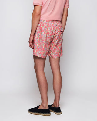 Bañador estampado selva tropical en fondo ros by M | 01723_0050_2