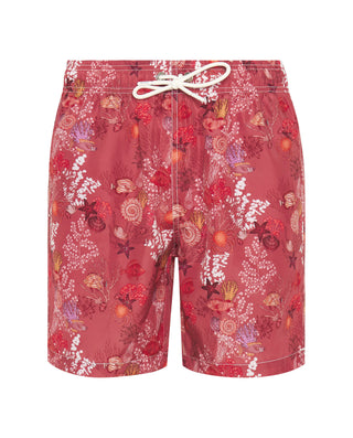 Bañador estampado fauna marina en fondo fucsi by M | 01728_0050_1