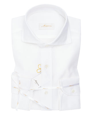 Casual white chiffon shirt