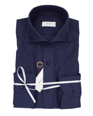 Camisa de gasa de vuelta marino by MIRTO | 01915_0052_1