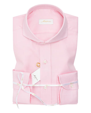CAMISA VESTIR ALGODON panama rosa by MIRTO