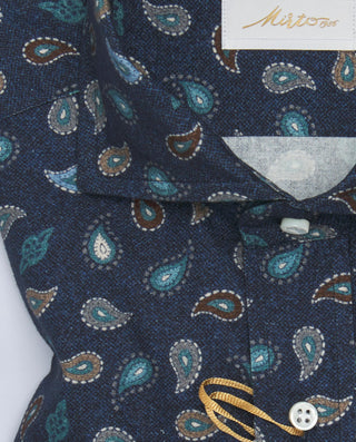 CAMISA CASUAL MANGA LARGA ESTAMPADA by MIRTO