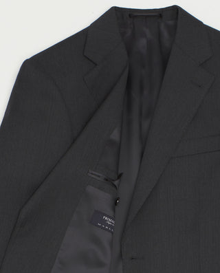 Traje gris oscuro de lana espiga by MIRTO | 02826_0050_4