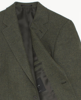 Americana verde caza de lana Shetland by MIRTO | 02841_0050_3