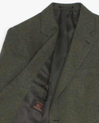 Americana verde caza de lana Shetland by MIRTO | 02841_0050_4