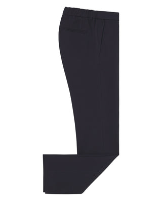 Blue tailored technical jogger pants