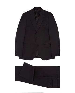 Traje "travel suit" lana super 100's negro big&tall