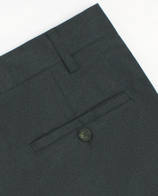 REGULAR FIT GRAY WOOL TROUSERS