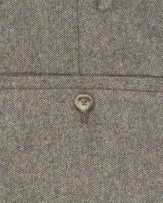 Beige Donegal dress trousers