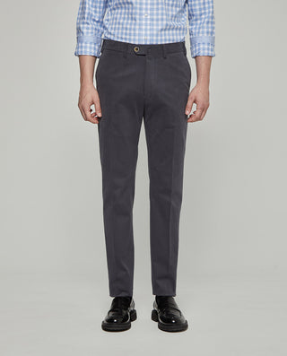 Pantalón regular fit algodón strech gris by MIRTO