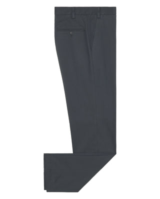 Gray strech-cotton casual trousers
