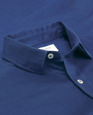 Camisa de punto azul marino hilo de Escocia by MIR | 03054_0053_5