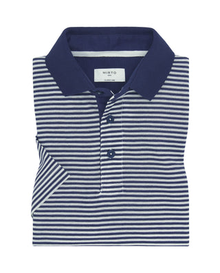 Polo rayas horizontales azul marino y blanco by MI | 03061_0050_1