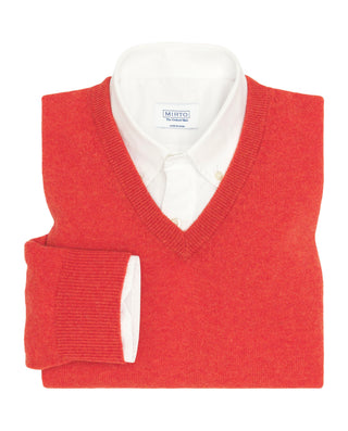 Lambswool V-neck jumper