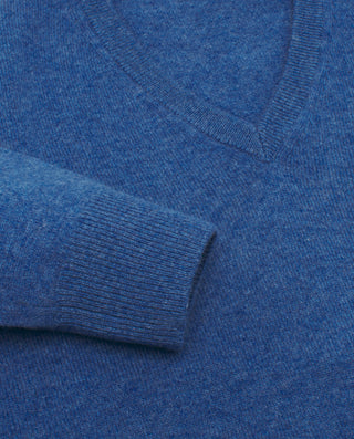 Lavender Lambswool V-neck jumper