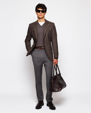 Jersey de lana merino (cuello V) by MIRTO | 03538_0050_4