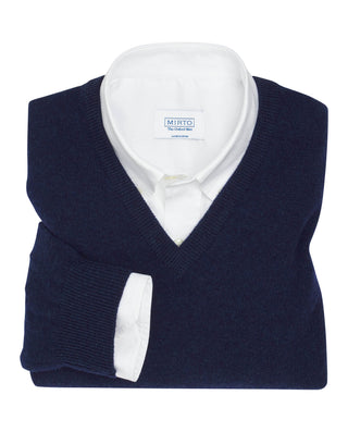 Jersey de lambswool (cuello V) by MIRTO