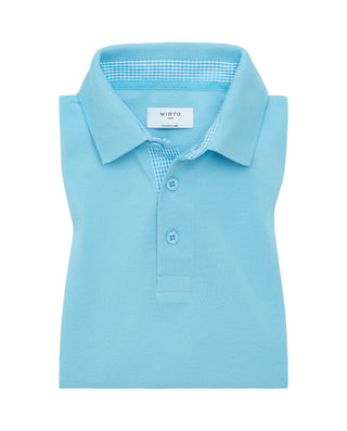 Polo manga corta de piqué sin bolsillo by MIRTO