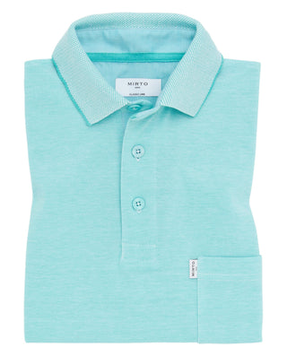 Polo detalles en tejido Oxford al tono by MIRTO