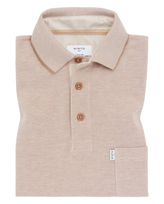 Polo detalles en tejido Oxford al tono by MIRTO