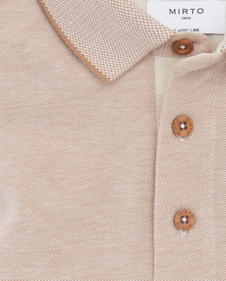 Polo detalles en tejido Oxford al tono by MIRTO