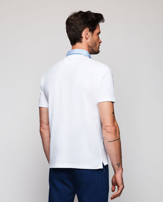 Polo detalles en tejido camisero by MIRTO | 03605_0050_3