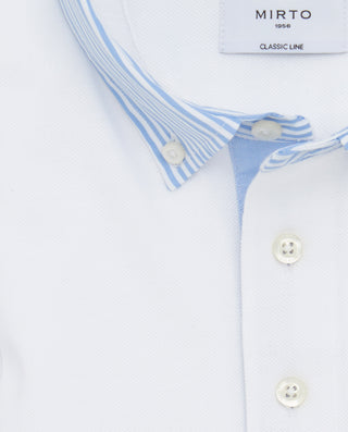 Polo detalles en tejido camisero by MIRTO | 03605_0050_5