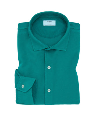 Camisa de punto de algodón lavado by MIRTO | 03623_0054_1
