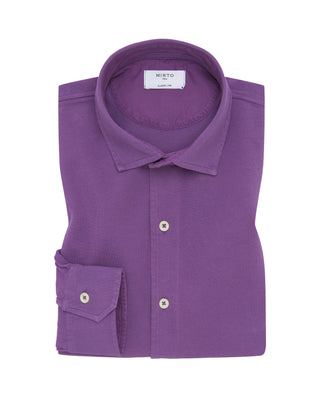 Camisa de punto de algodón lavado by MIRTO | 03623_0055_1
