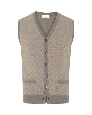 Chaleco jacquard con botones by MIRTO | 03655_0050_1