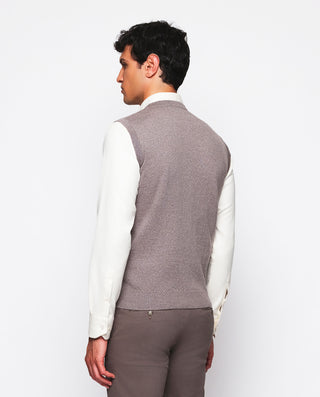 Chaleco jacquard con botones by MIRTO | 03655_0050_3