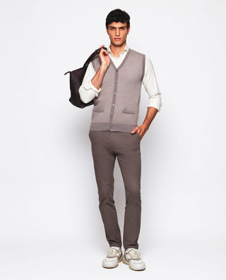 Chaleco jacquard con botones by MIRTO | 03655_0050_4