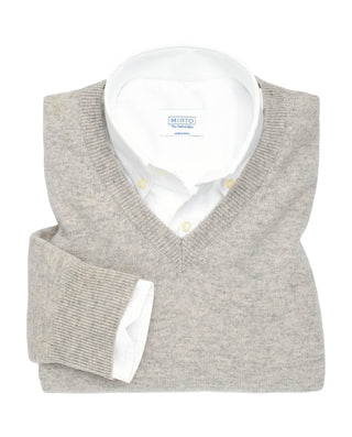 Jersey cuello V de Lambswool by MIRTO | 03657_0052_1